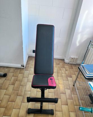 Panca per addominali regolabile domyos