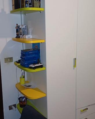 Cameretta con letto a castello