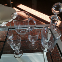 Set bicchieri vetro di Murano