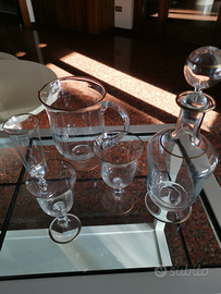 Set bicchieri vetro di Murano