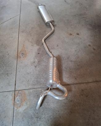 marmitta completa fiat punto prima serie 