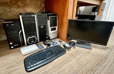 pc ricambi + monitor
