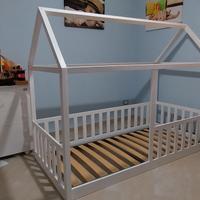 letto Montessoriano tutto in legno massello
