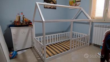 letto Montessoriano tutto in legno massello