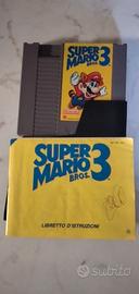 cartuccia videogioco nes Super Mario Bros 3