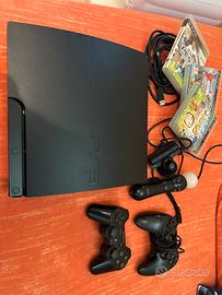 Ps3 + camera eye + move + 3 giochi + 2 joystick