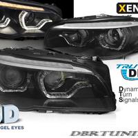 Fari XENON 3D Led DRL BMW F10 F11 11-13 neri