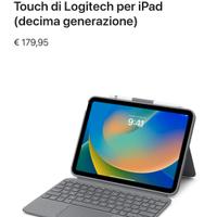 Copertina e tastiera ipad