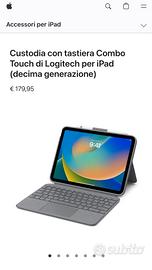 Copertina e tastiera ipad