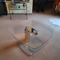 tavolino in cristallo 