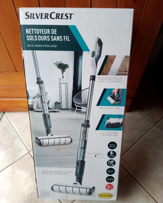 Lavapavimenti rullo rotante Silvercrest senza fili