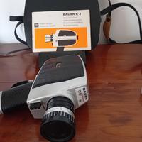 Cinepresa Bauer C3 e Faretto alogeno