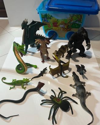 Animali in gomma