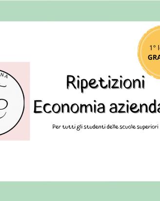 Ripetizioni Economia aziendale