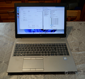 notebook WORKSTATION gaming HP ZBook 15 G5 32/512