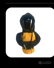 Copertura pomello cambio felpa due colori 2 pezzi