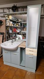mobile bagno con lavandino incassato e colonna 