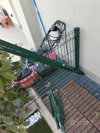 pali a T da 220 cm + 4 picchetti 