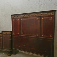 Letto fine 800 in ferro battuto