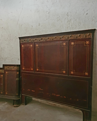 Letto fine 800 in ferro battuto