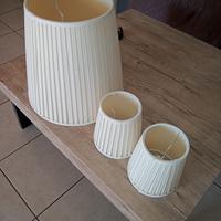 Trittico Paralumi più 2 lampadari Ikea 