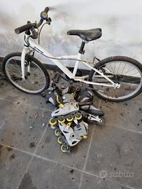 bici e monopattino bimbi e bici da ragazzino