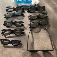 9 paia occhiali in 3 D