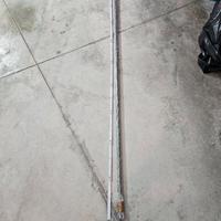 Bastone tenda grigio scuro opaco 200 cm