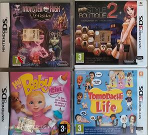 Lotto 4 Giochi Nintendo 3DS e DS Completi ITA