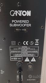 Home Theater Surround Marantz NR1501, Canton Subw.