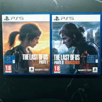 The last of us 1 e 2 ps5 dischi senza graffi 