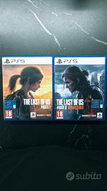 The last of us 1 e 2 ps5 dischi senza graffi 