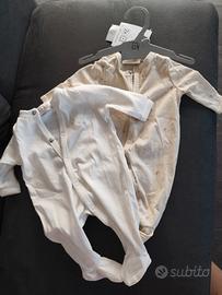Set di due tutine/pigiami neonato