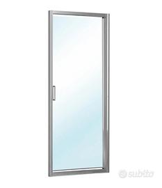 Porta per doccia in vetro trasparente