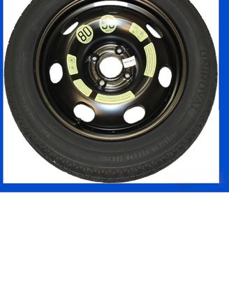 Ruotino di scorta 15” (4 fori) per Toyota Yaris