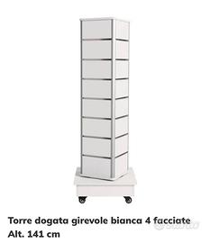 Torre dogata espositiva girevole