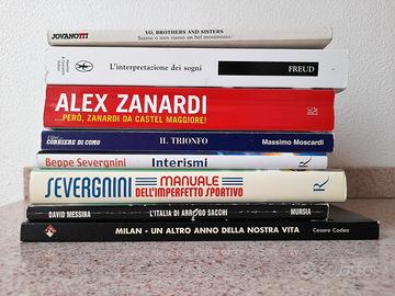 Vari libri di F1&CALCIATORI (Juve-Como-Milan)