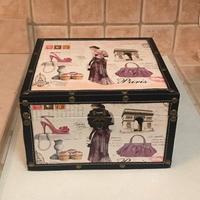 Scatola arredo legno “Paris” – Nuova, elegante