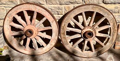 Ruote carro vintage secolari