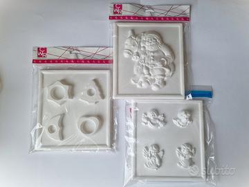 FORMA IN RILIEVO natalizia 21x23 cm, 1 PEZZO deco