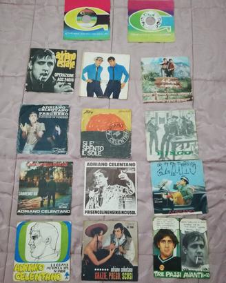 Collezione Celentano 14 Vinili 45 Giri Anni 60/70