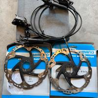 Impianto frenate shimano xt dischi