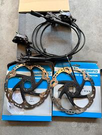 Impianto frenate shimano xt dischi