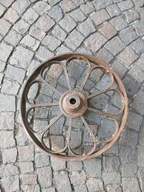 ruote in metallo d'epoca