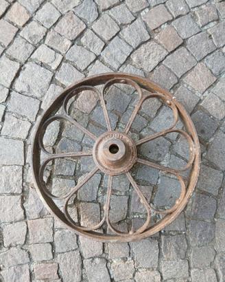 ruote in metallo d'epoca
