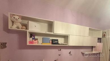 Pensili bianchi cameretta