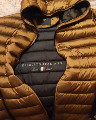 Piumino Esercito oro metallizzato NUOVO