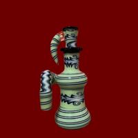 Ash Catcher+Slide Rickert Glass Fully Worked