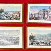 Trieste dell’800 quadri stampe complete di cornice