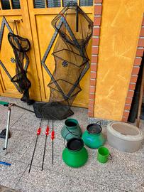 set attrezzature da pesca